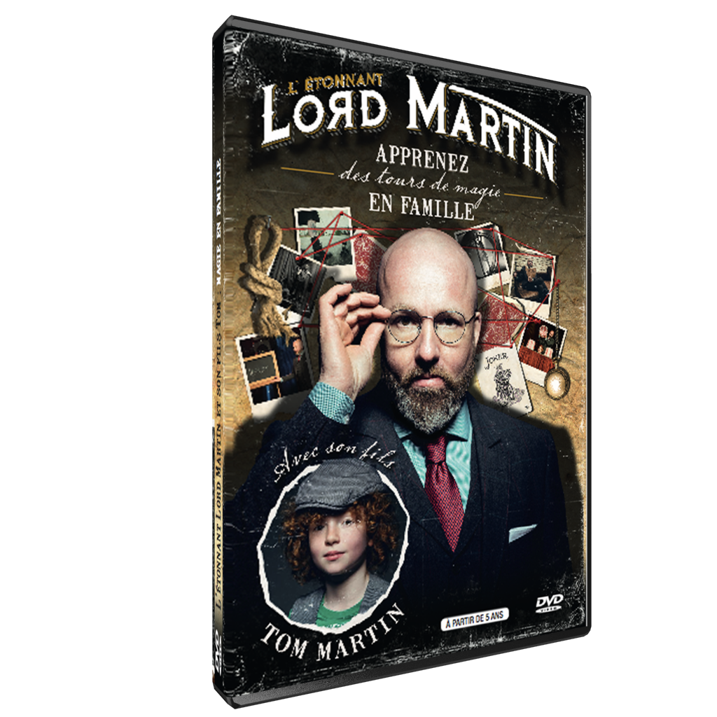 DVD "APPRENEZ LA MAGIE EN FAMILLE" par LORD MARTIN