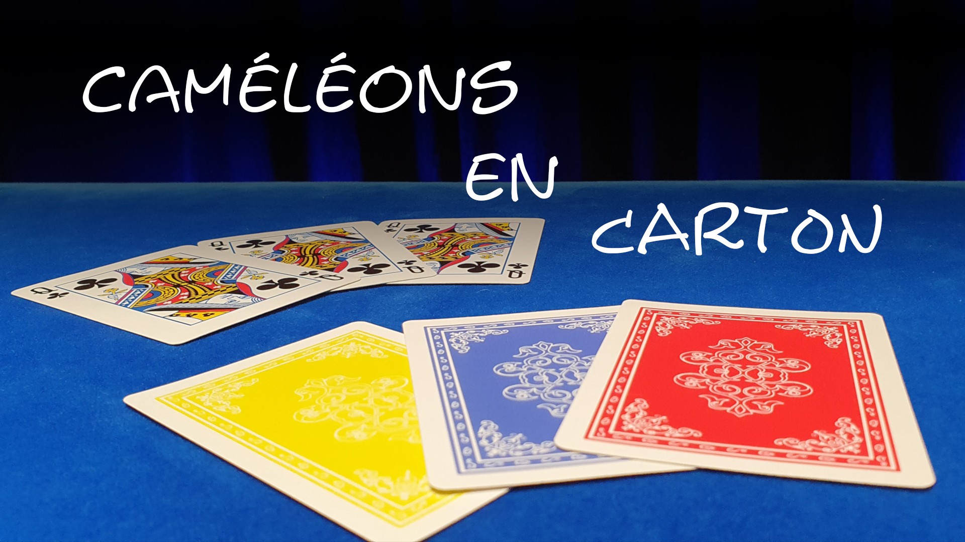 Caméléons en Carton